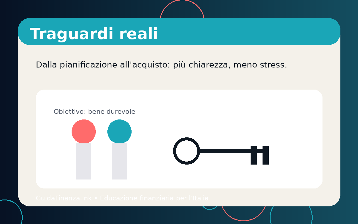 Illustrazione di una coppia con chiavi e obiettivo auto